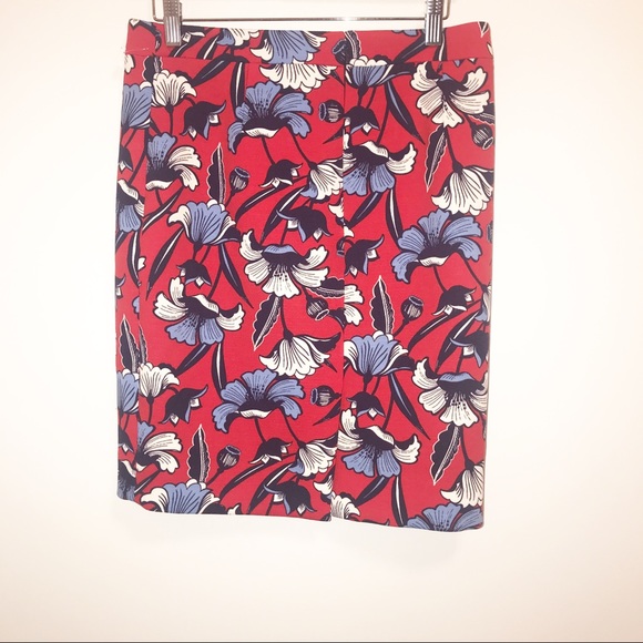 J.Crew Factory Floral Pencil Skirt-4 NWOT - Picture 5 of 8